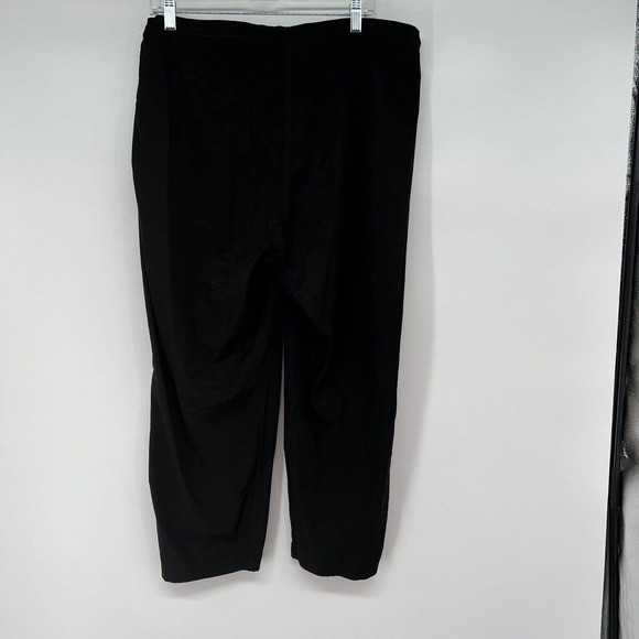 Diane Von Furstenberg Womens Pants 14 Black Crop Ankle Tassel Belted Pockets - Picture 2 of 7